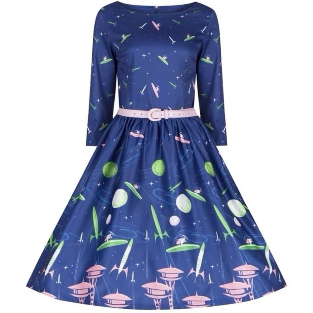 Lindy Bop Space Dog Dress